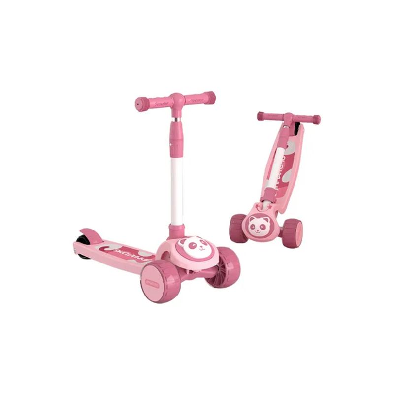 GENERICO - Scooter infantil premium rueda luces color rosado