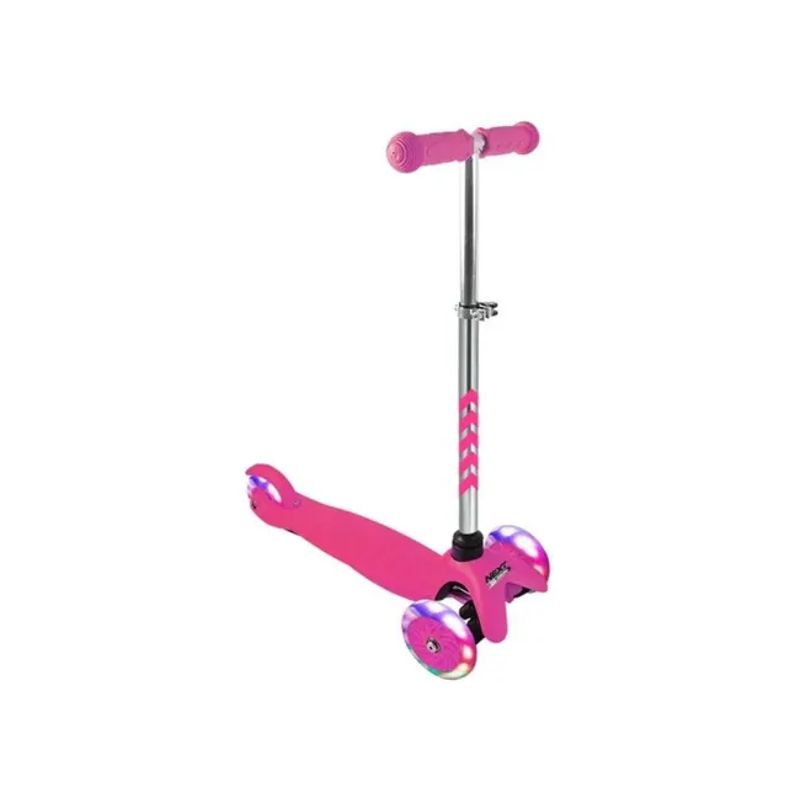 GENERICO - Patín scooter junior niños next ajusta ruedas luz led + colo