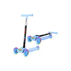 GENERICO - Scooter monopatín infantil pie niños ruedas celeste