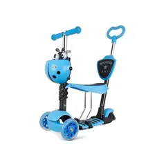 GENERICO - Monopatín scooter en luz led color celeste