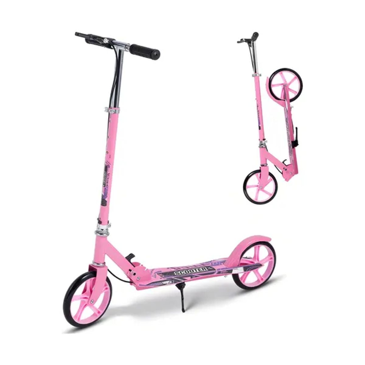 GENERICO - Scooter patín del diablo ajustable jóvenes y adultos color r