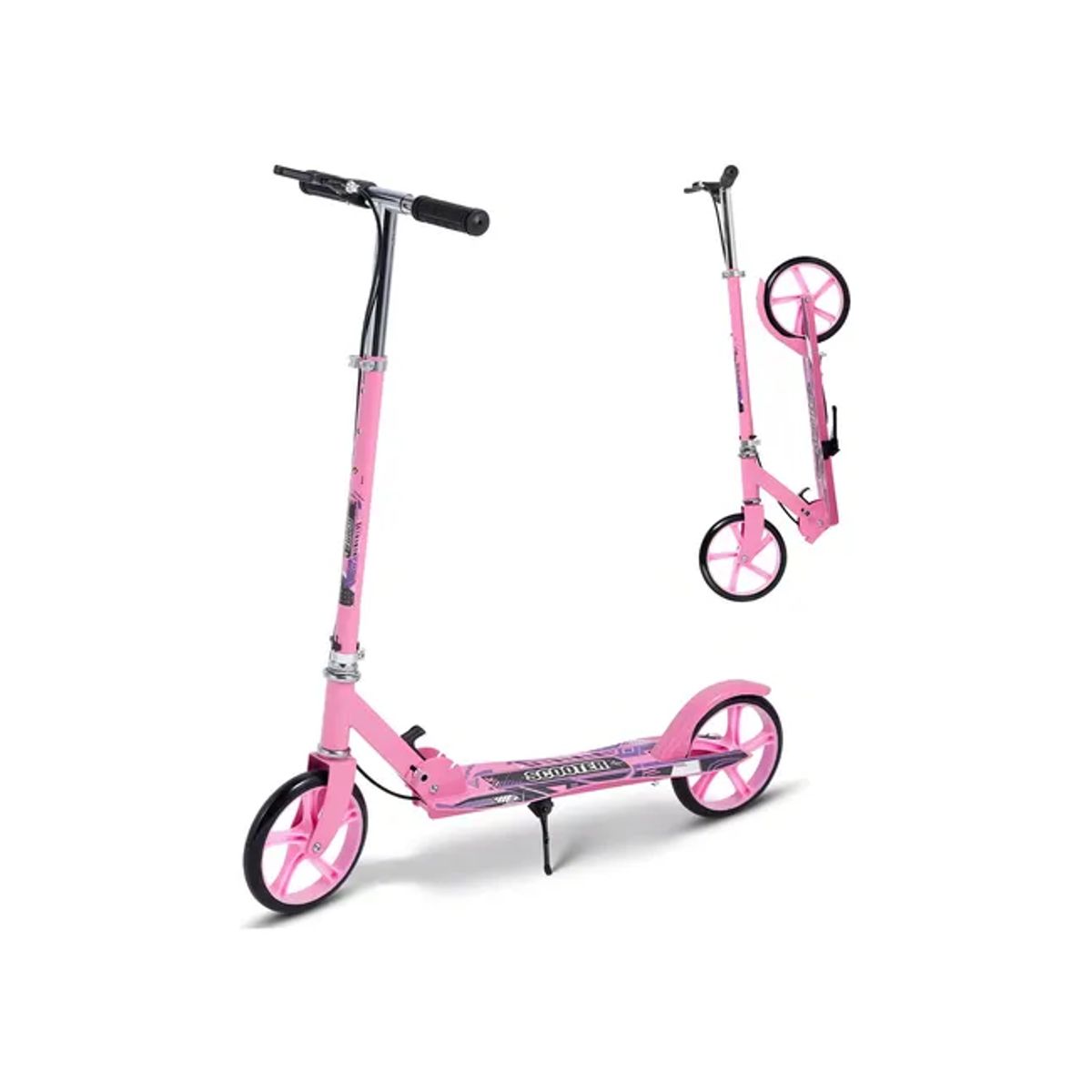 GENERICO - Scooter patín del diablo ajustable jóvenes y adultos color r