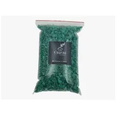 GENERICO - Cuarzo Tamaño Arroz Pigmentado Decorativo Verde Turquesa 1kg