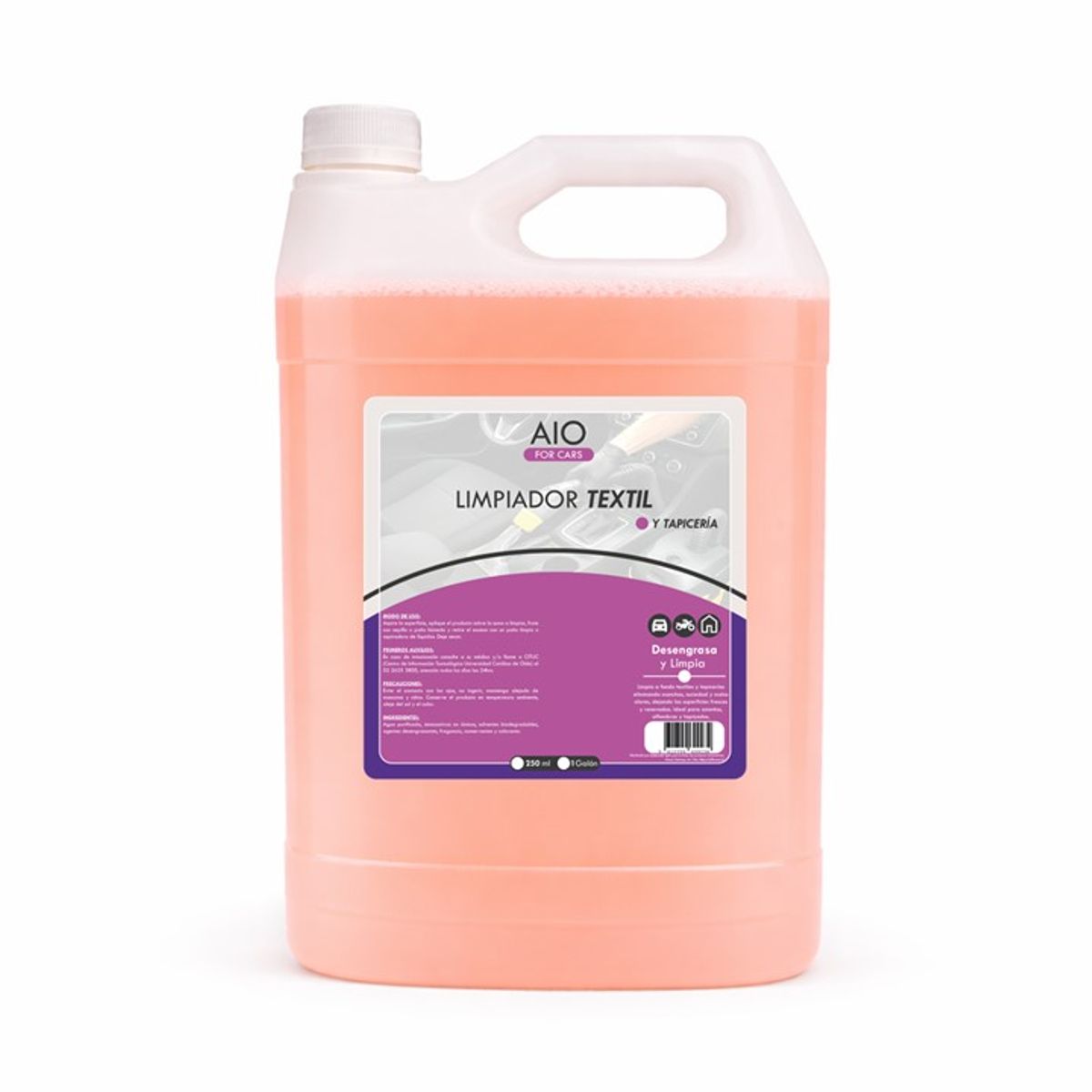 GENERICO - Limpiador Textil & Tapicería Multiusos Autos Y Hogar 1 Galón