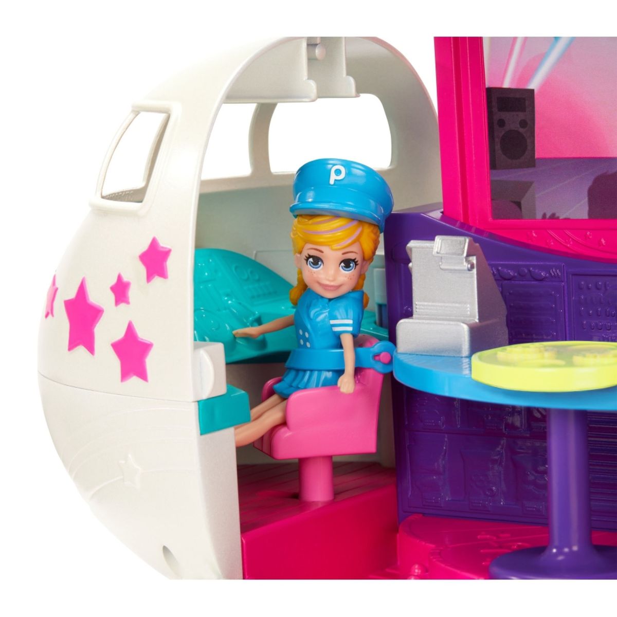 POLLY POCKET - Muñeca Mattel Mega Jet De Viaje Polly Pocket
