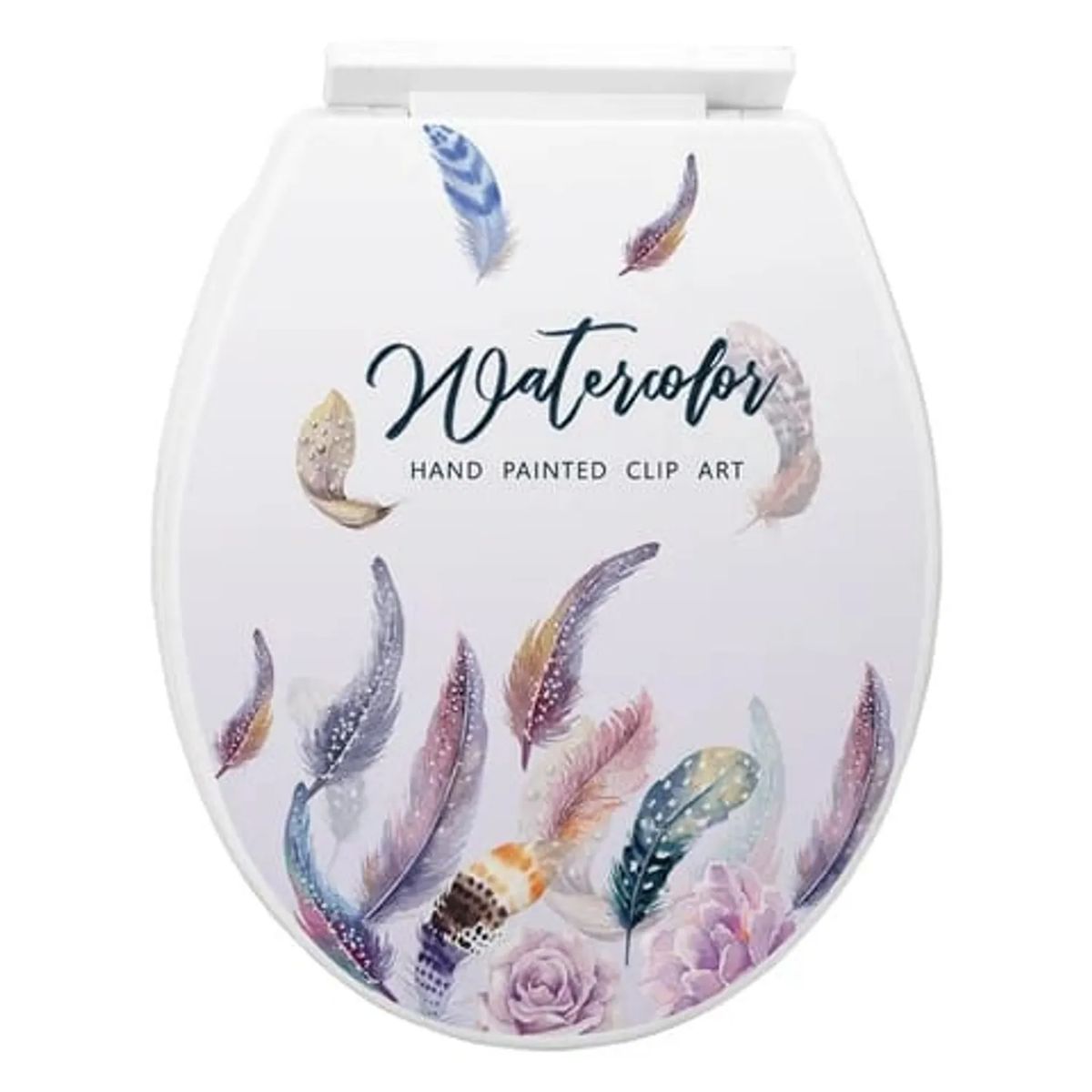 GENERICO - Tapa de Inodoro Baño WC Asiento enjoy life