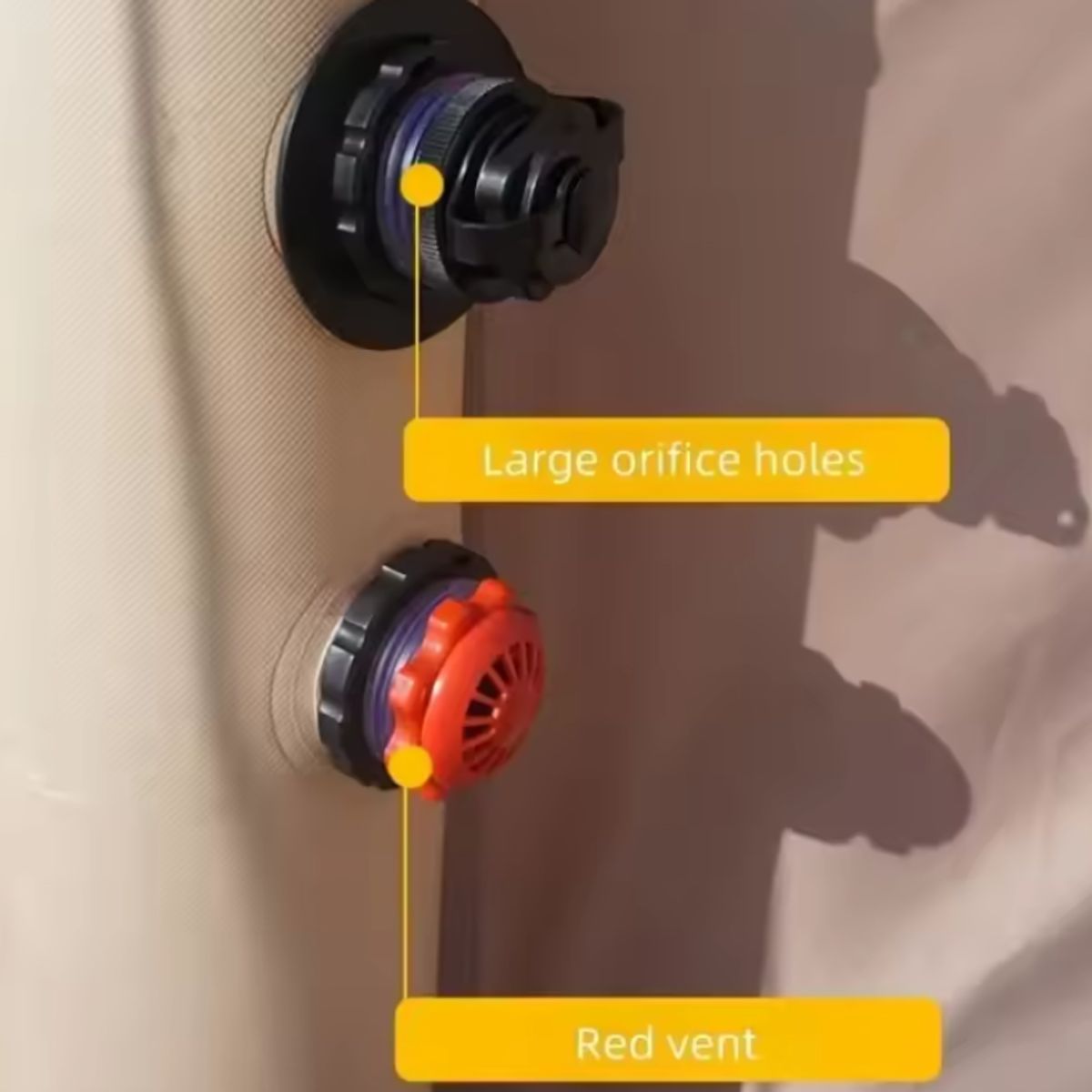 PEQUI - CARPA INFLABLE COLOR CAQUI