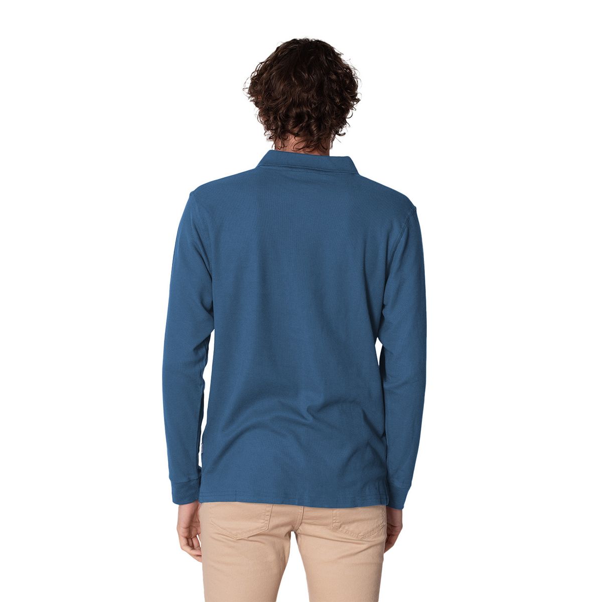 INDUSBORD - Polera hombre Piqué Premium Manga larga protección Uv50 Certificada Indusbord