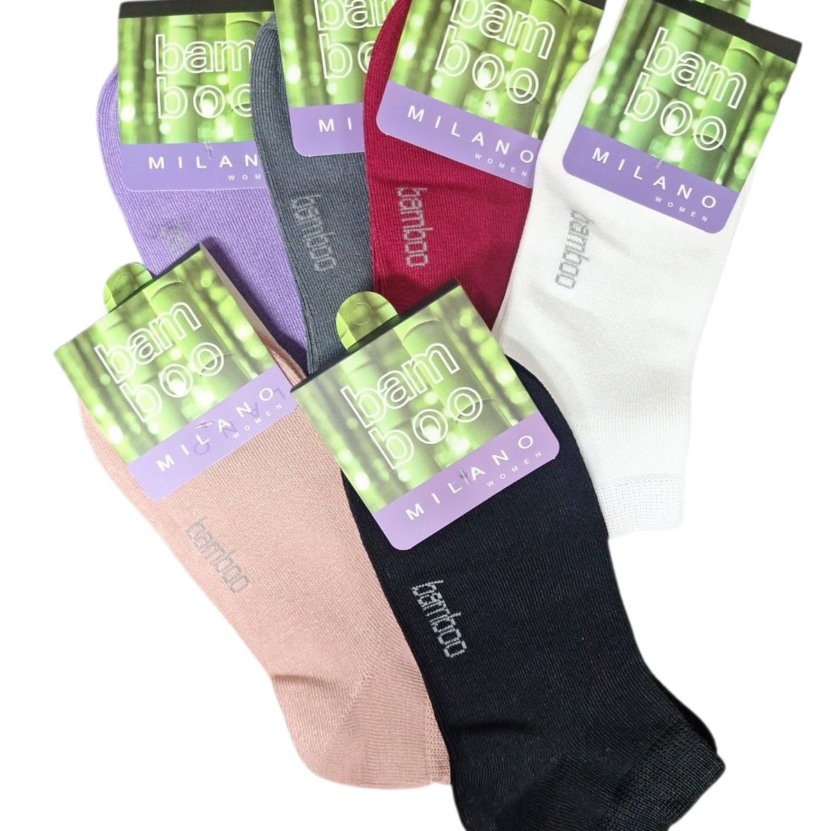 GARSIL - Calcetas Cortas - Tobilleras Soquete Fibra De Bambu Para Mujer