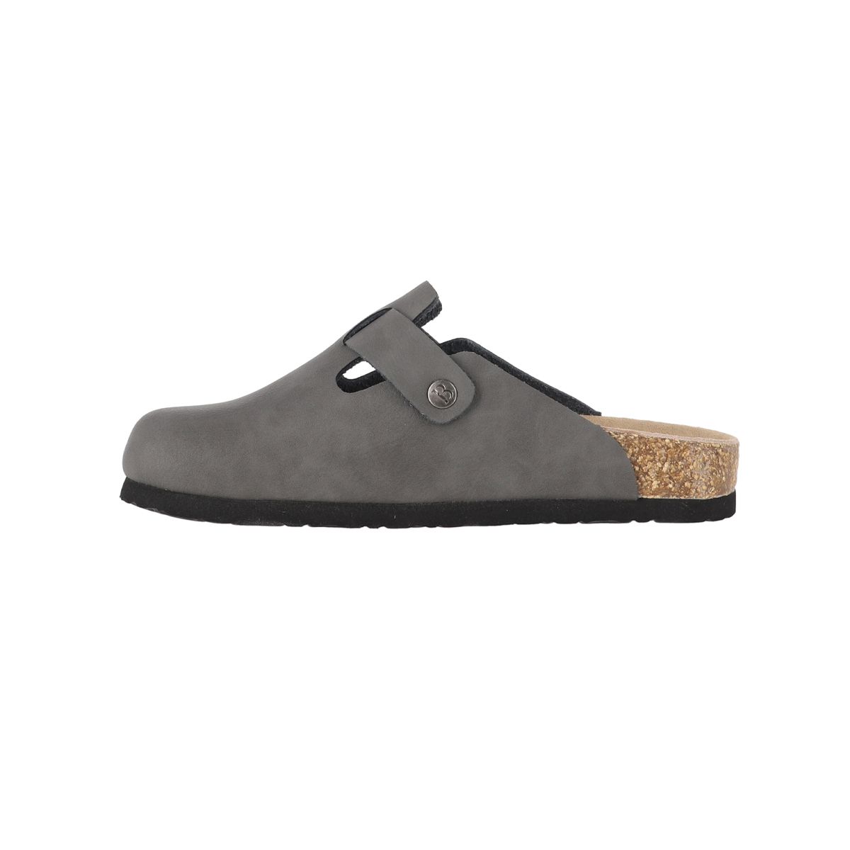 BAMERS - Zueco Mujer Bamers Classic Buckle Gris