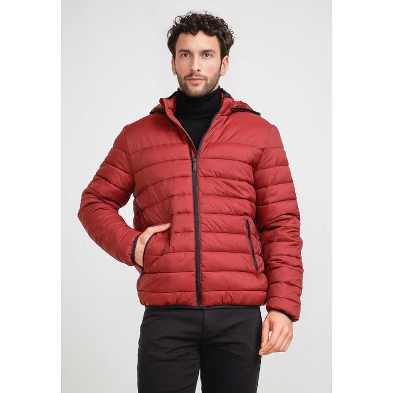 PERRY ELLIS - Parka Hombre Acolchada Rojo