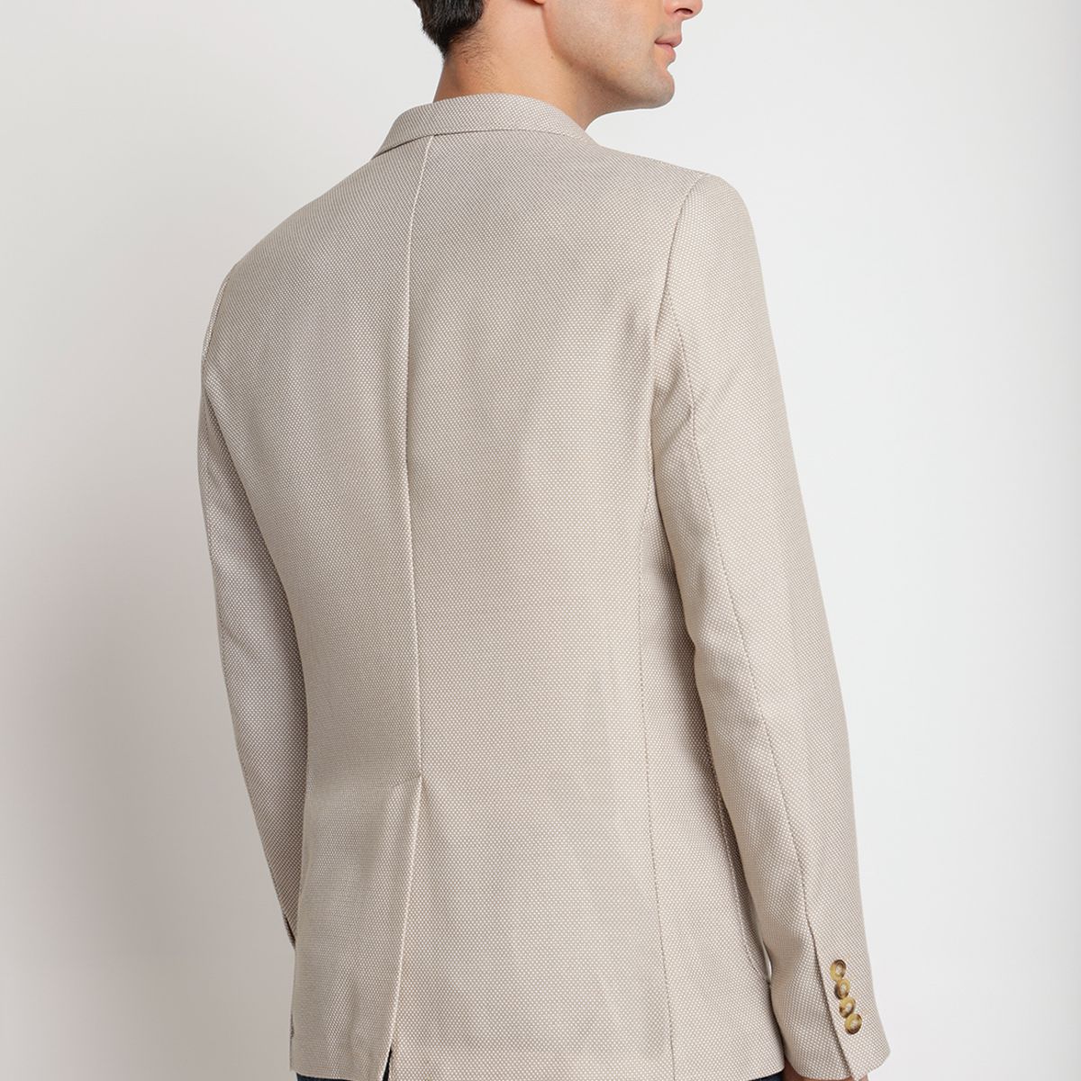 PERRY ELLIS - Chaqueta Hombre Casual Cafe