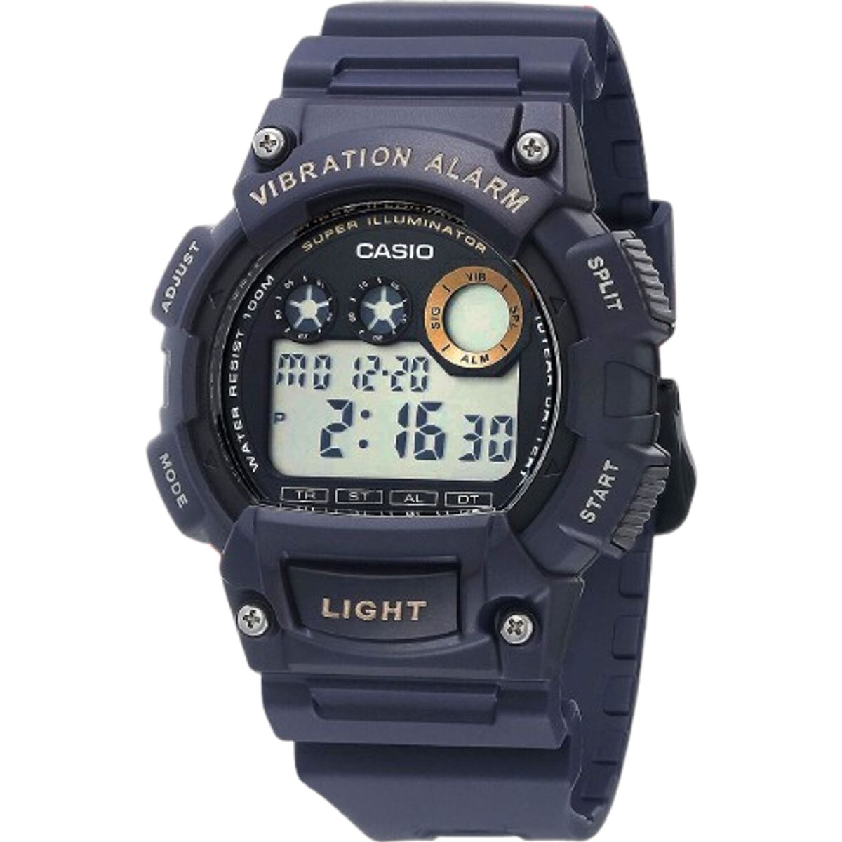 CASIO - RELOJ CASIO W735H-2A HOMBRE DIGITAL ALARMA VIBRACION