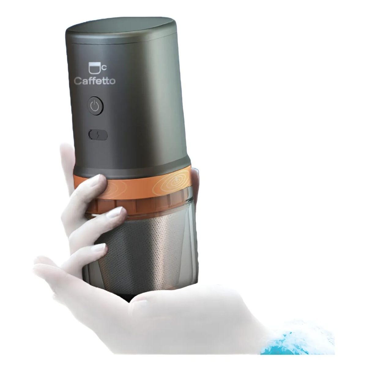 GENERICO - Cafetera Portatil con Molino Eléctrico - All In One - CAFFETTO