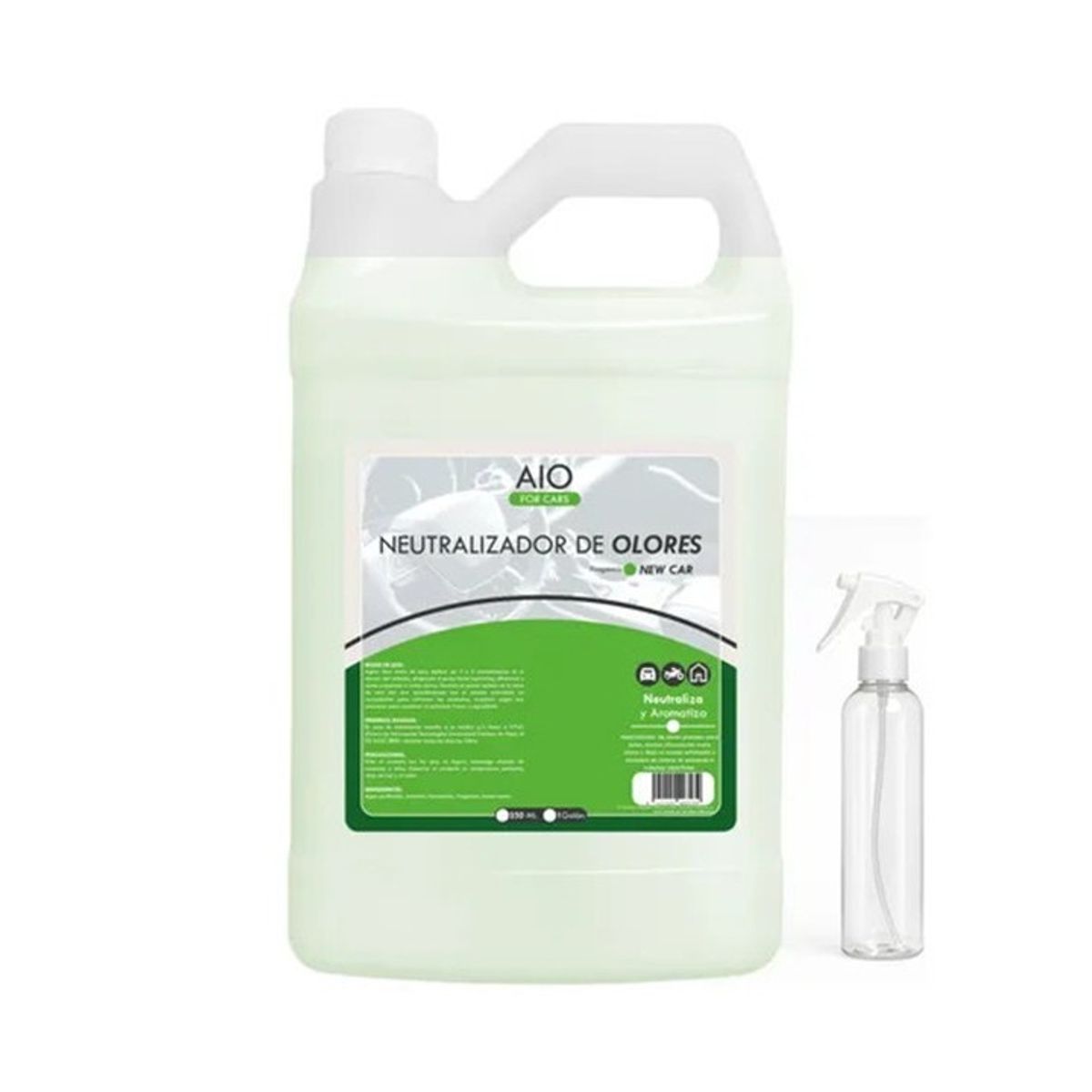GENERICO - Eliminador Neutralizador Olores Autos 1 Galón Aroma New Car