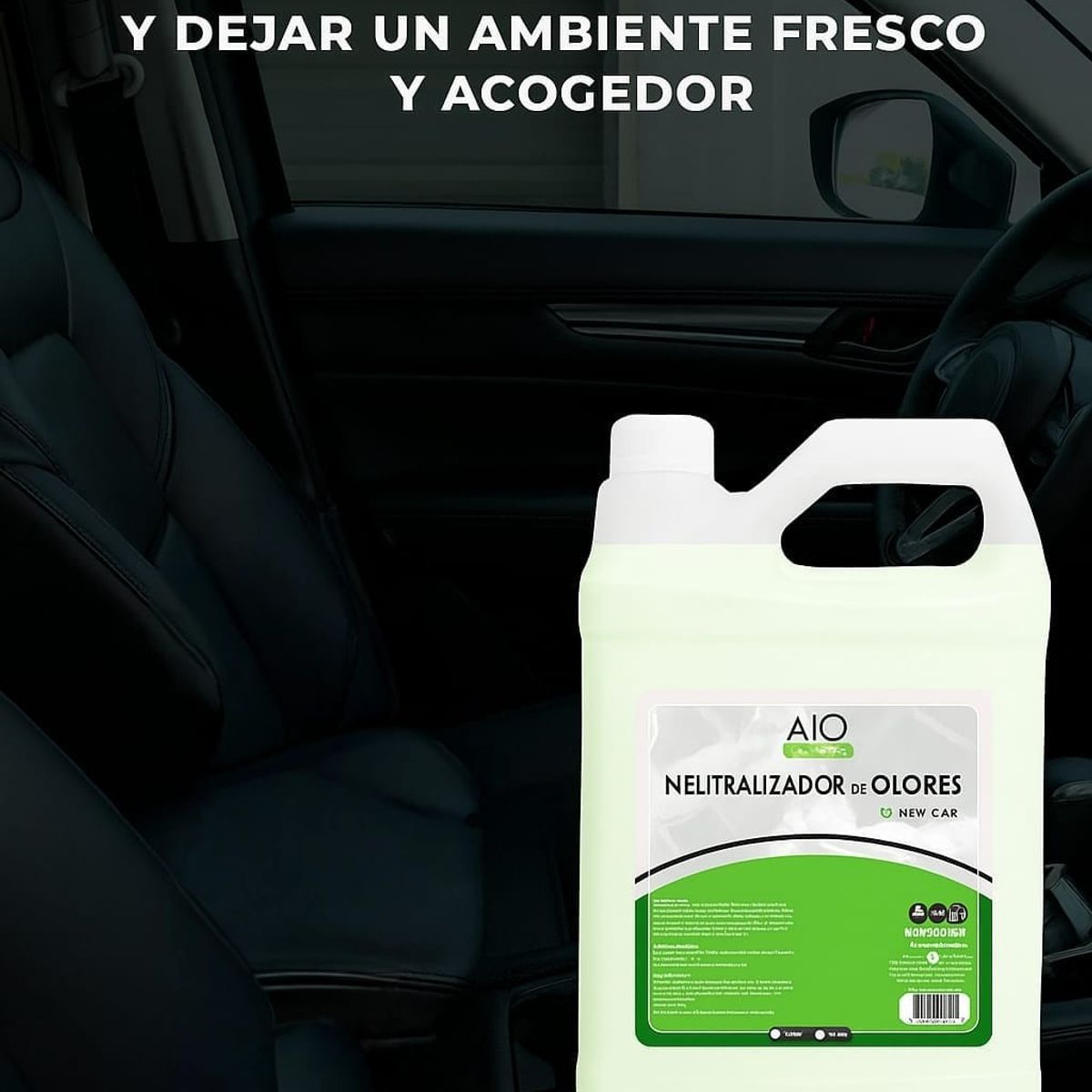 GENERICO - Eliminador Neutralizador Olores Autos 1 Galón Aroma New Car