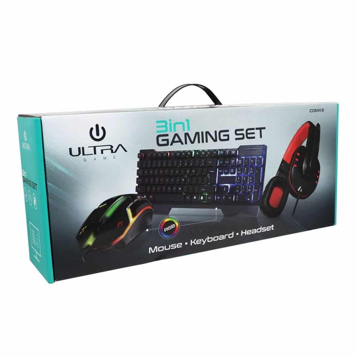 ULTRA - Ultra COMX3 Set Gaming teclado audifono y mouse