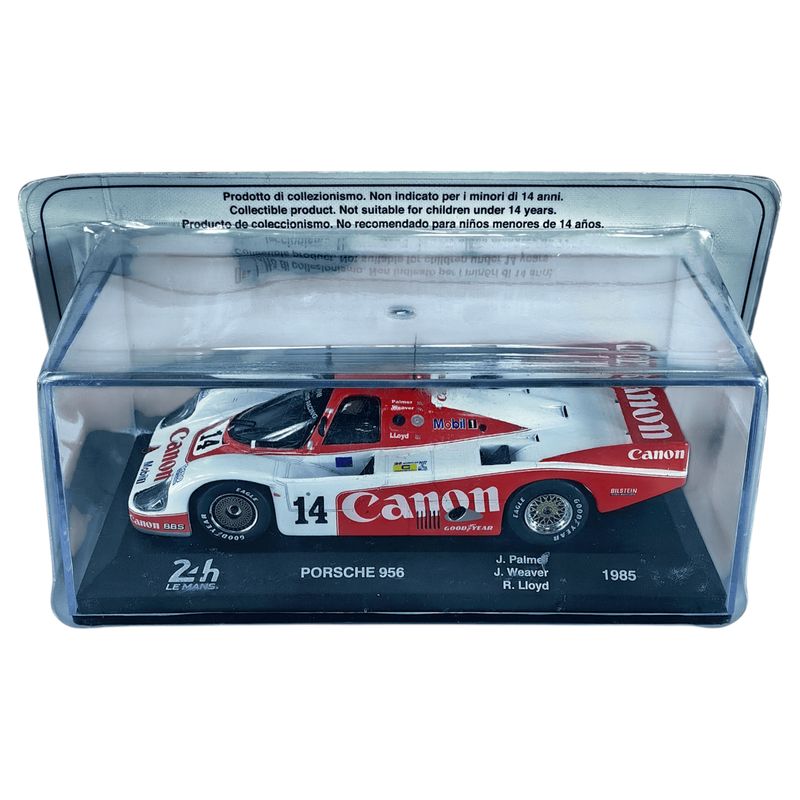 FORMULA 1 - Auto 24H LeMans Porsche 956 1985 Caja Acrilica 1:43