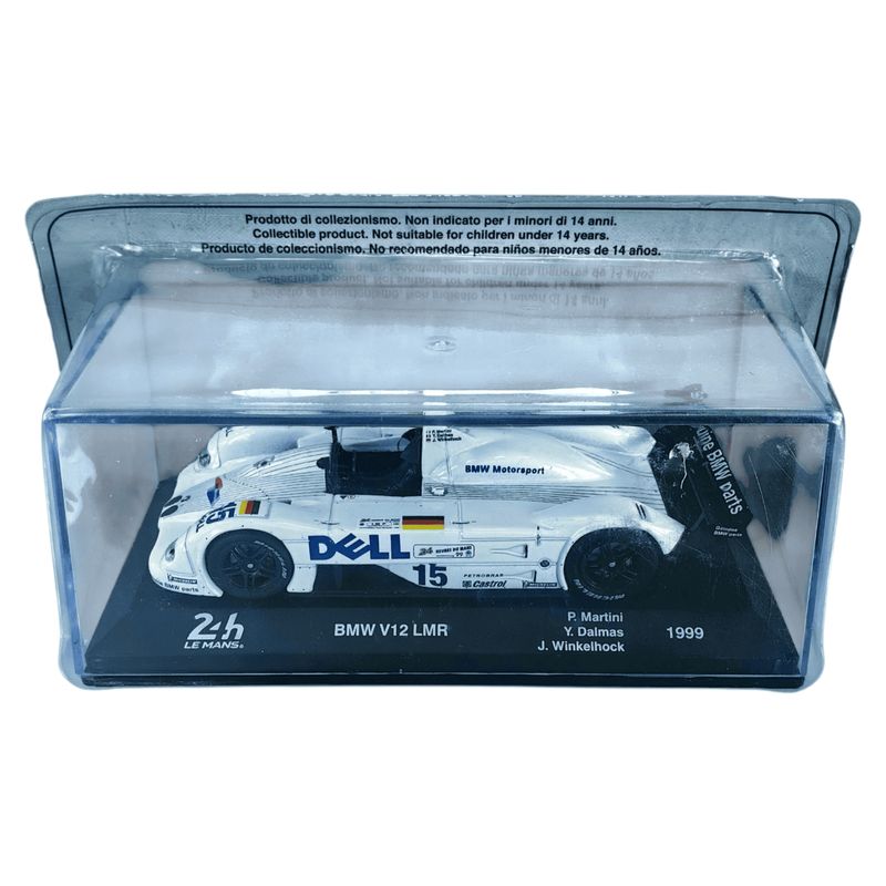 FORMULA 1 - Auto WEC 24H LeMans BMW V12 LMR 1999 Caja Acrilica 1:43