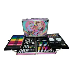 GENERICO - Set De Artes De 145 Colores Con Maleta De Niñas Ada Mariposa