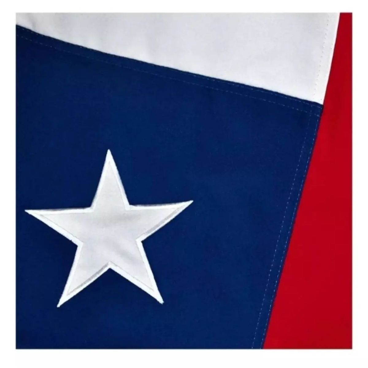 GENERICO - Bandera Chilena 140x210Cm Tela Bordada Reforzada