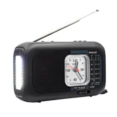 PHILCO - Radio Solar Portátil Con Linterna Bluetooth Bt-amfmsw Usb