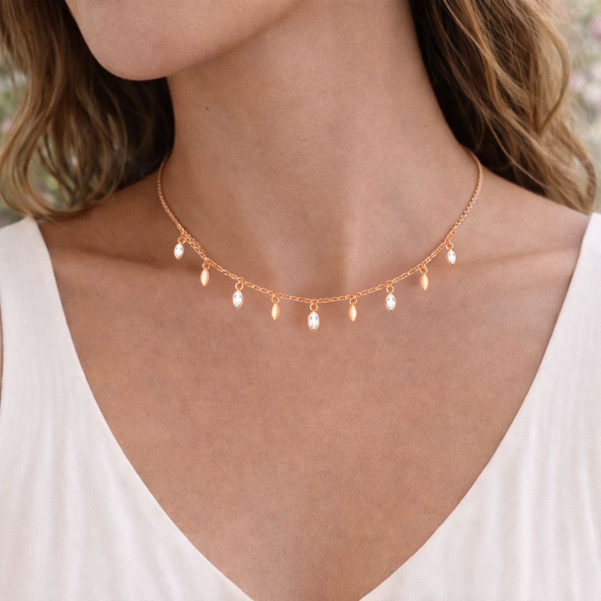 BLOOM CRYSTAL - Collar Mayfly Layer con Cristal de Austria