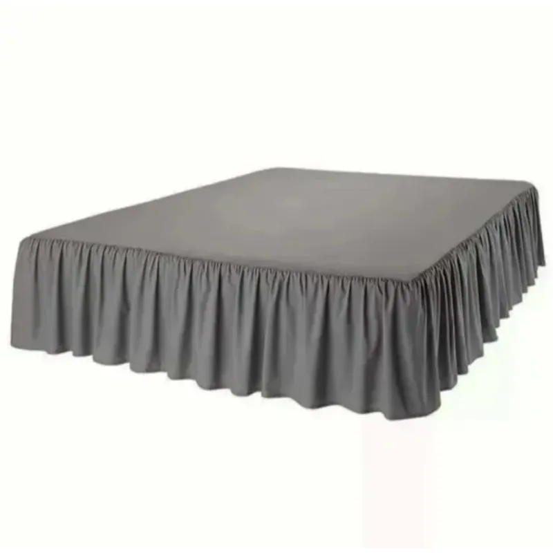 GENERICO - Faldon para Cama 1.5 plazas Gris