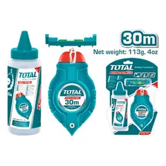 TOTAL TOOLS - Juego Tizalineas 4 Oz Nivel Tiralineas 3 Piezas