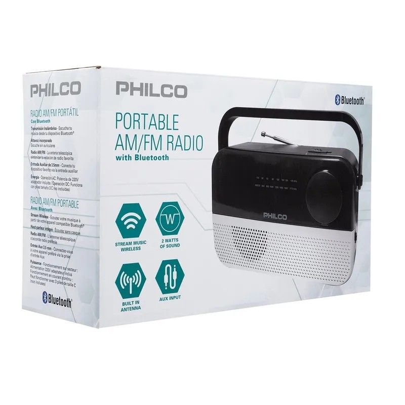 PHILCO - RADIO PORTATIL PHILCO PJR2200BT AM FM BLUETOOTH