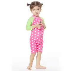 BONVERANO - Traje De Baño Manga Larga Bebé Niñas Protección Solar UV