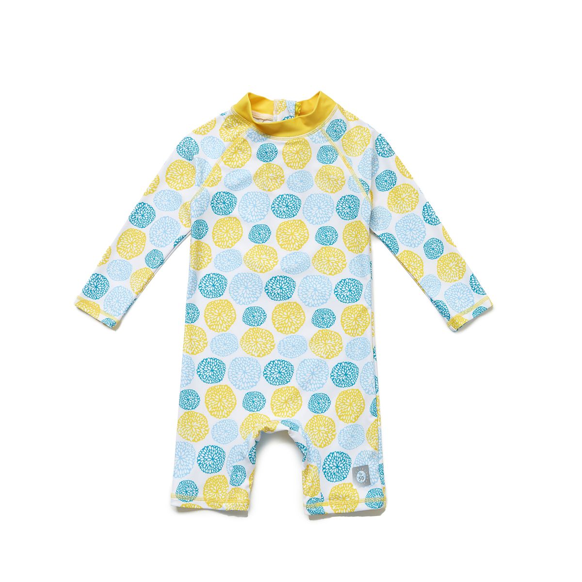 BONVERANO - Traje De Baño Manga Larga  Bebé Niñas Protección Solar UV