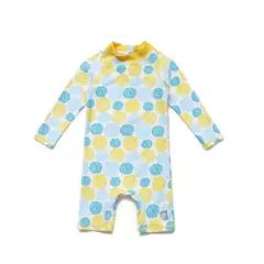 BONVERANO - Traje De Baño Manga Larga Bebé Niñas Protección Solar UV