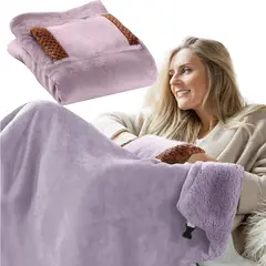 EDWINAYY - Manta Eléctrica Usb Manténgase Abrigado En Invierno 80x60 Cm