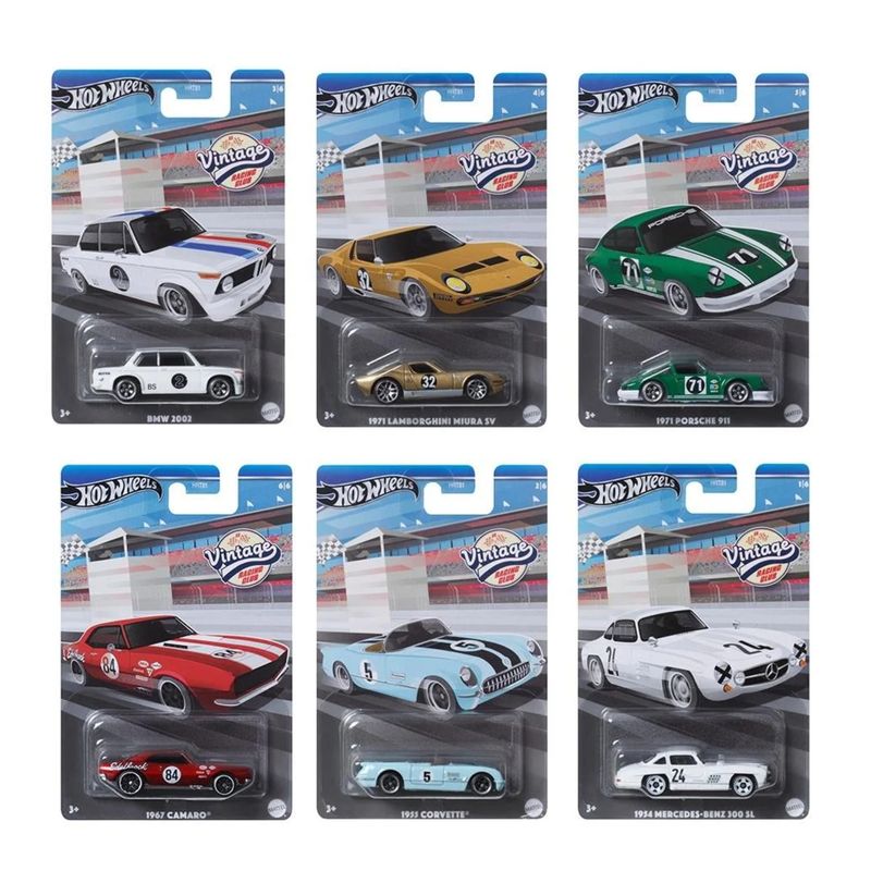 MATTEL - Hot Wheels Vehículo de Colección Auto Vintage Sorpresa