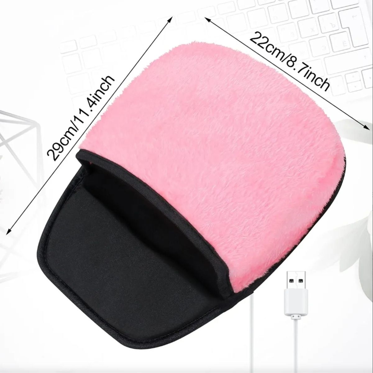 EDWINAYY - Mouse Pad Calefacción Usb Manténgase Abrigado En Invierno