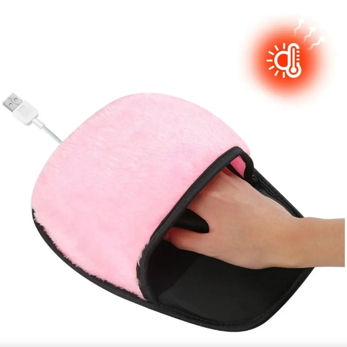 EDWINAYY - Mouse Pad Calefacción Usb Manténgase Abrigado En Invierno