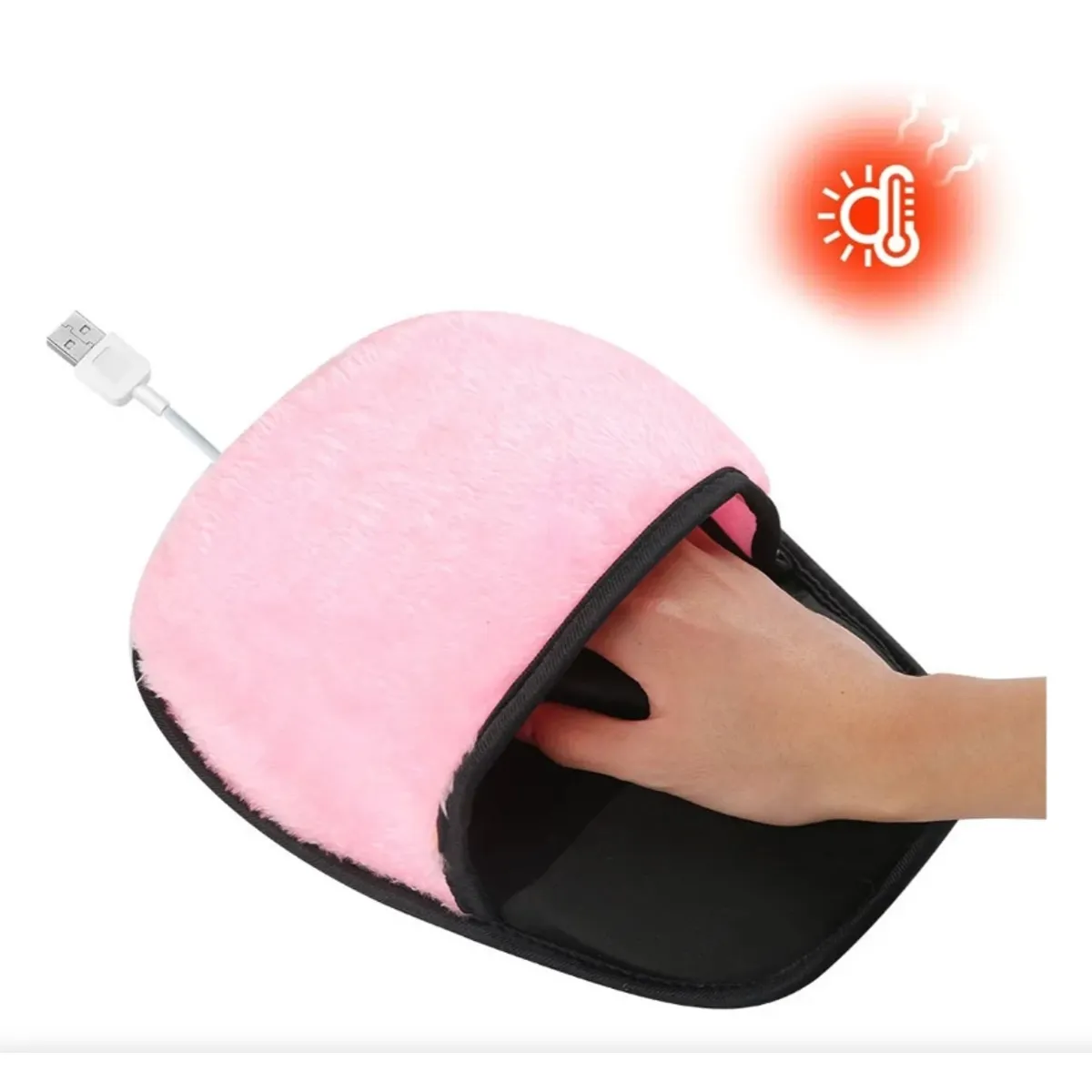 EDWINAYY - Mouse Pad Calefacción Usb Manténgase Abrigado En Invierno