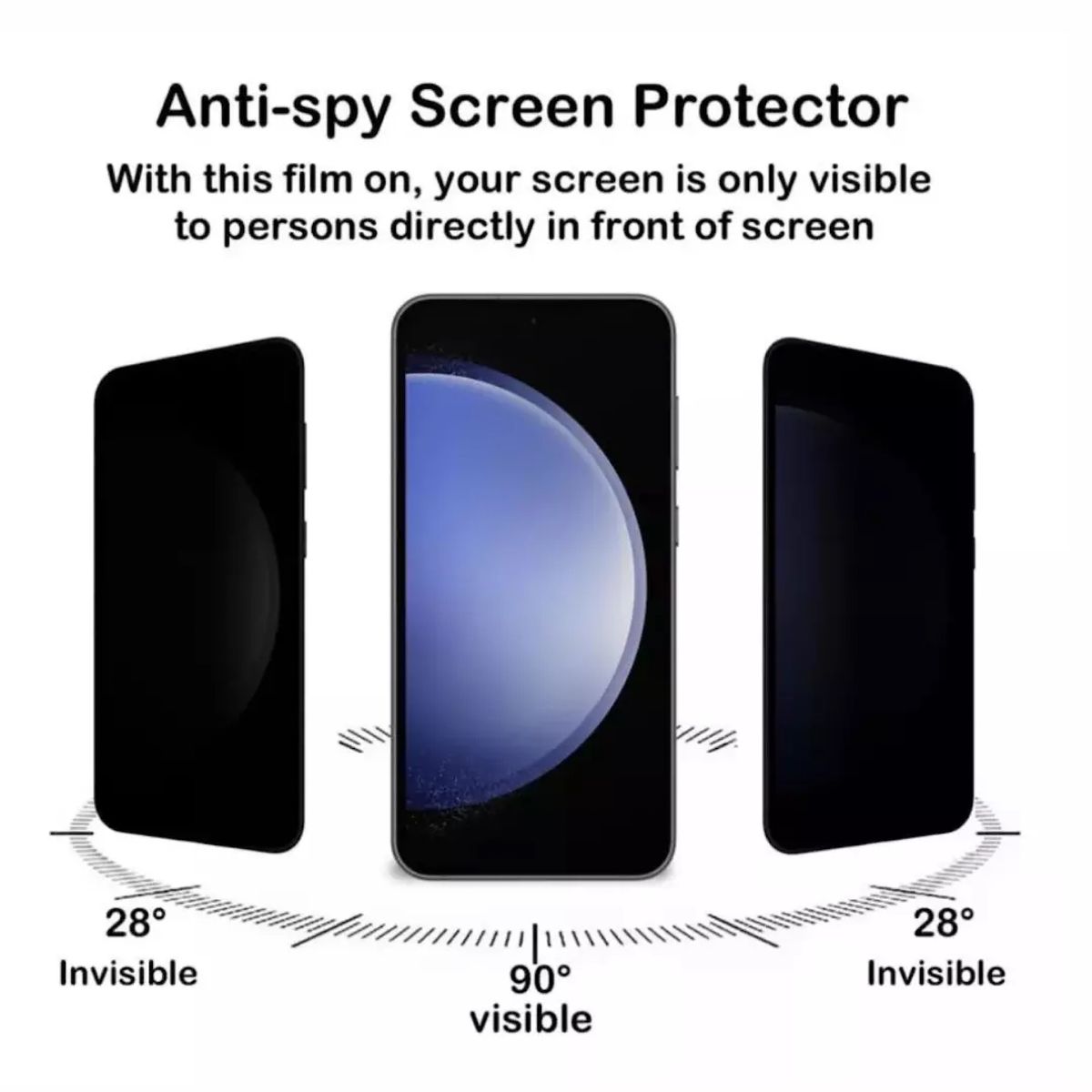 GENERICO - Lámina De Vidrio Anti Espia Para Samsung S24 FE