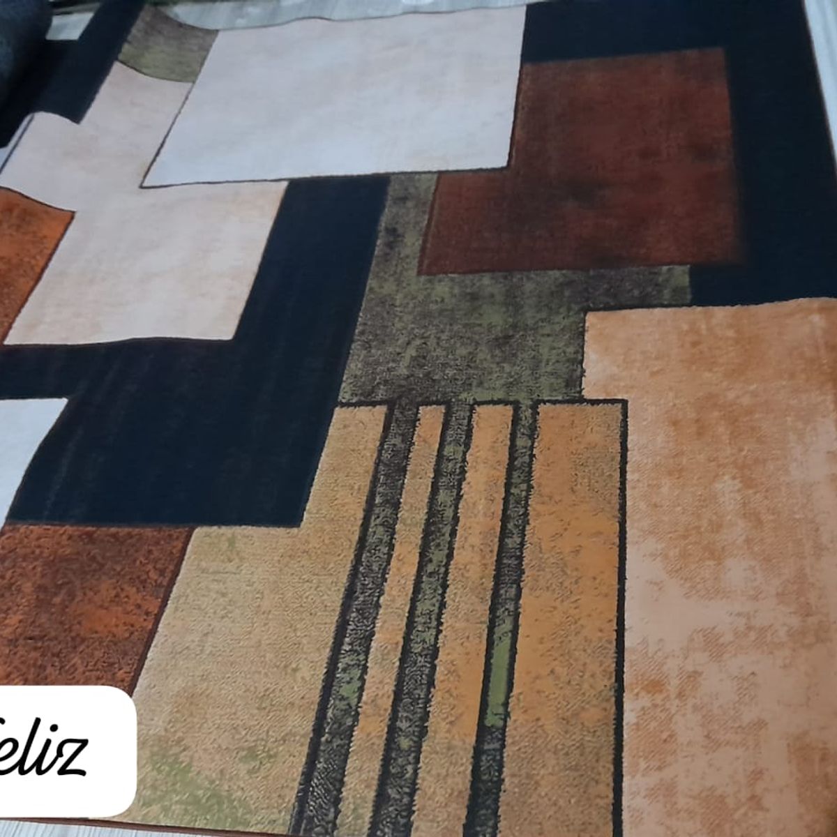 GENERICO - Alfombras Para Living con Diseños Tridimensionales Antideslizante