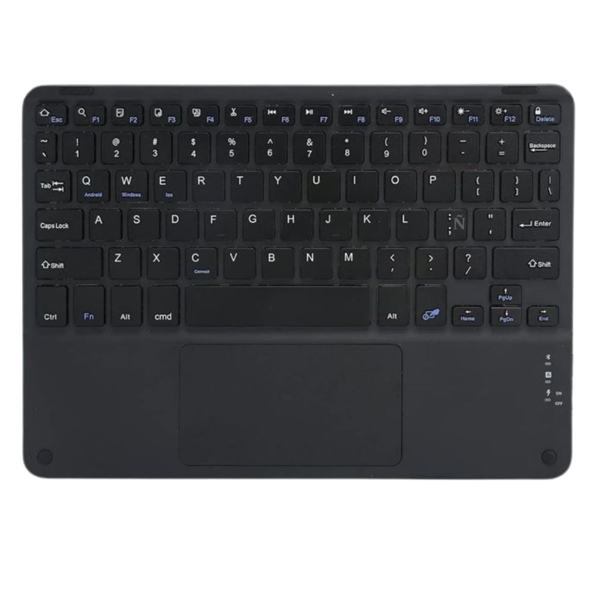 GENERICO - Teclado Bluetooth Touchpad Para Tablet Samsung  iPad