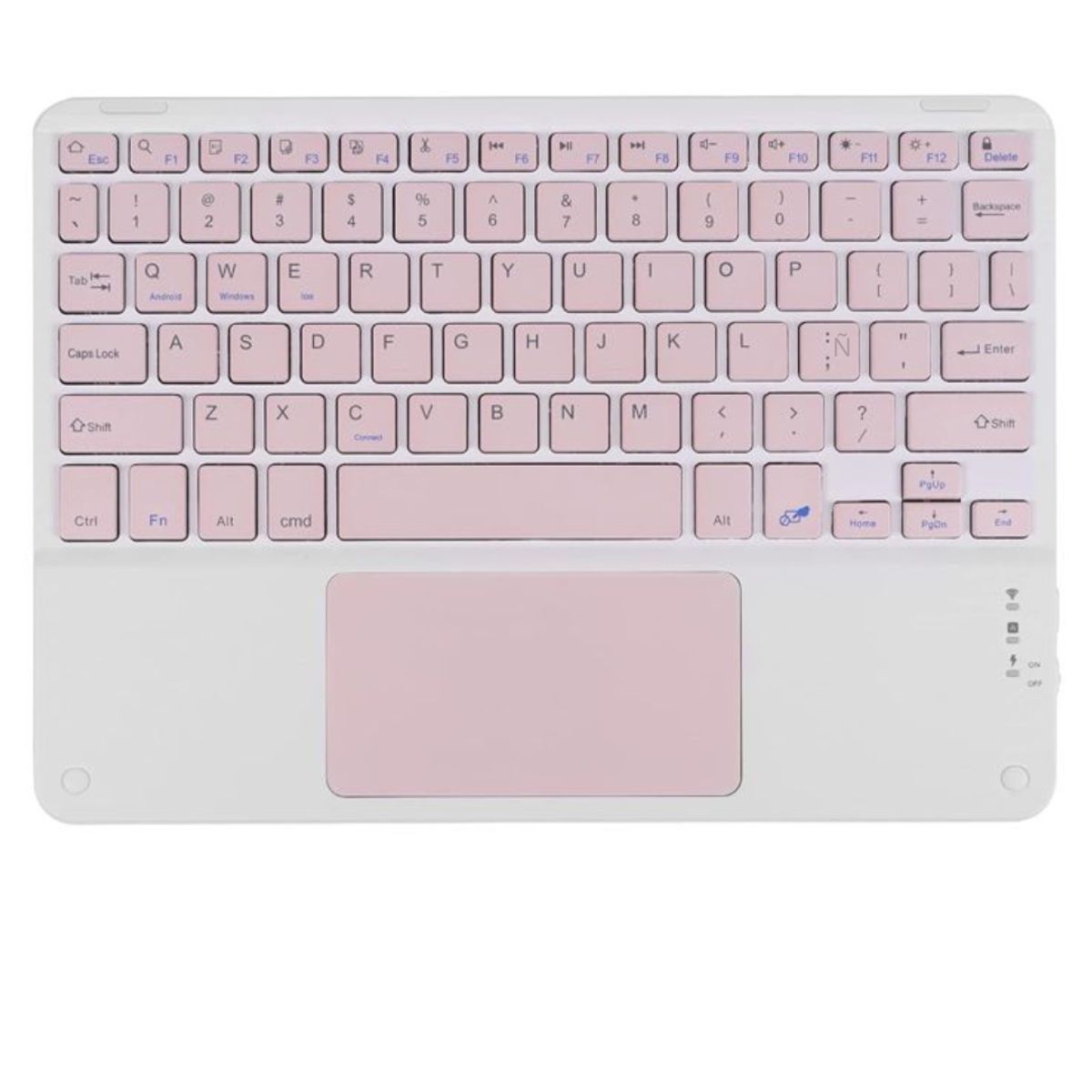 GENERICO - Teclado Bluetooth Touchpad Para Tablet Samsung  iPad