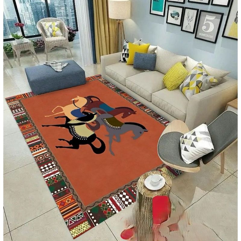 GENERICO - Alfombras Para Living con Diseños Tridimensionales Antideslizante