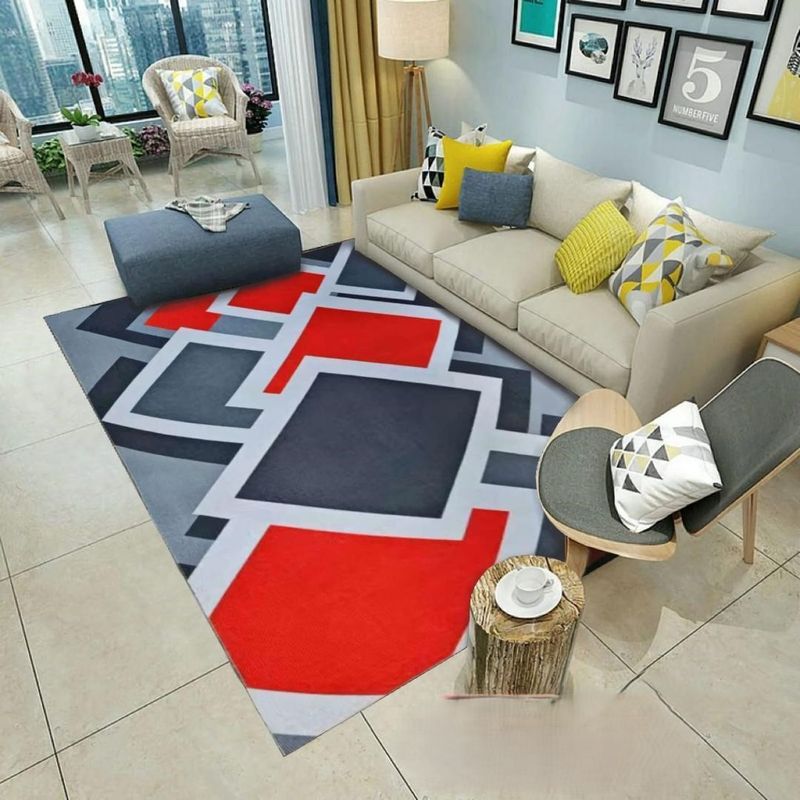 GENERICO - Alfombras Para Living con Diseños Tridimensionales Antideslizante