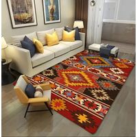 Alfombras Para Living con Diseños Tridimensionales Antideslizante