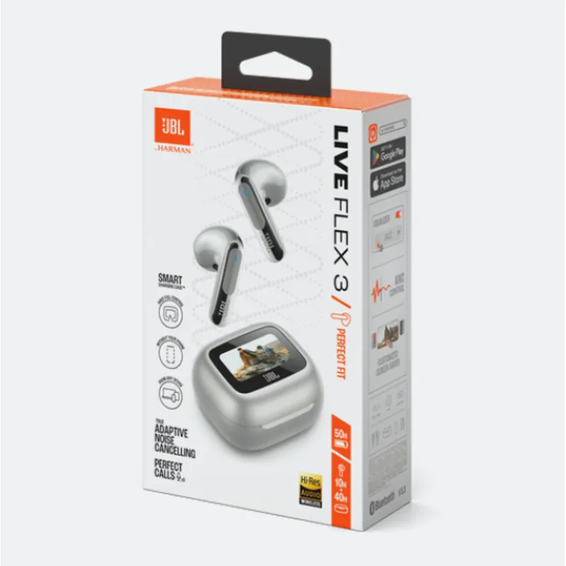 JBL - JBL Live Flex 3 Audífonos inalámbricos Plata