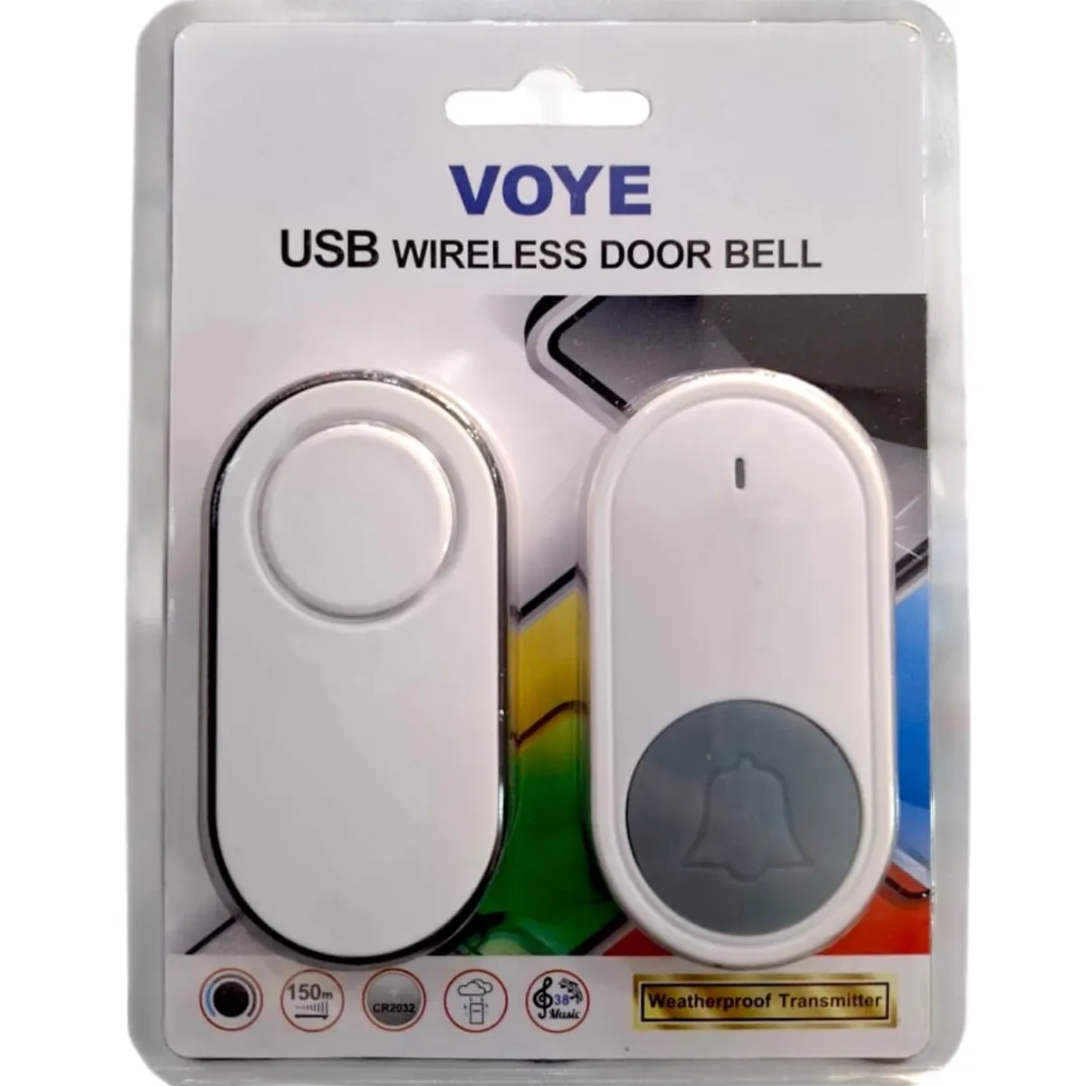 MALIK - Voye Timbre Recargable USB - Elegancia Sin Cables