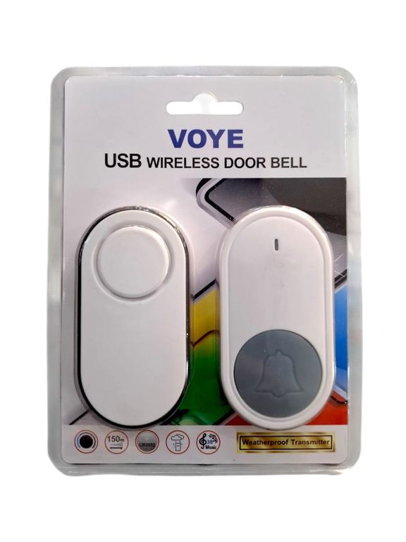Timbre Inalambrico Voye - USB Elegante y Duradero