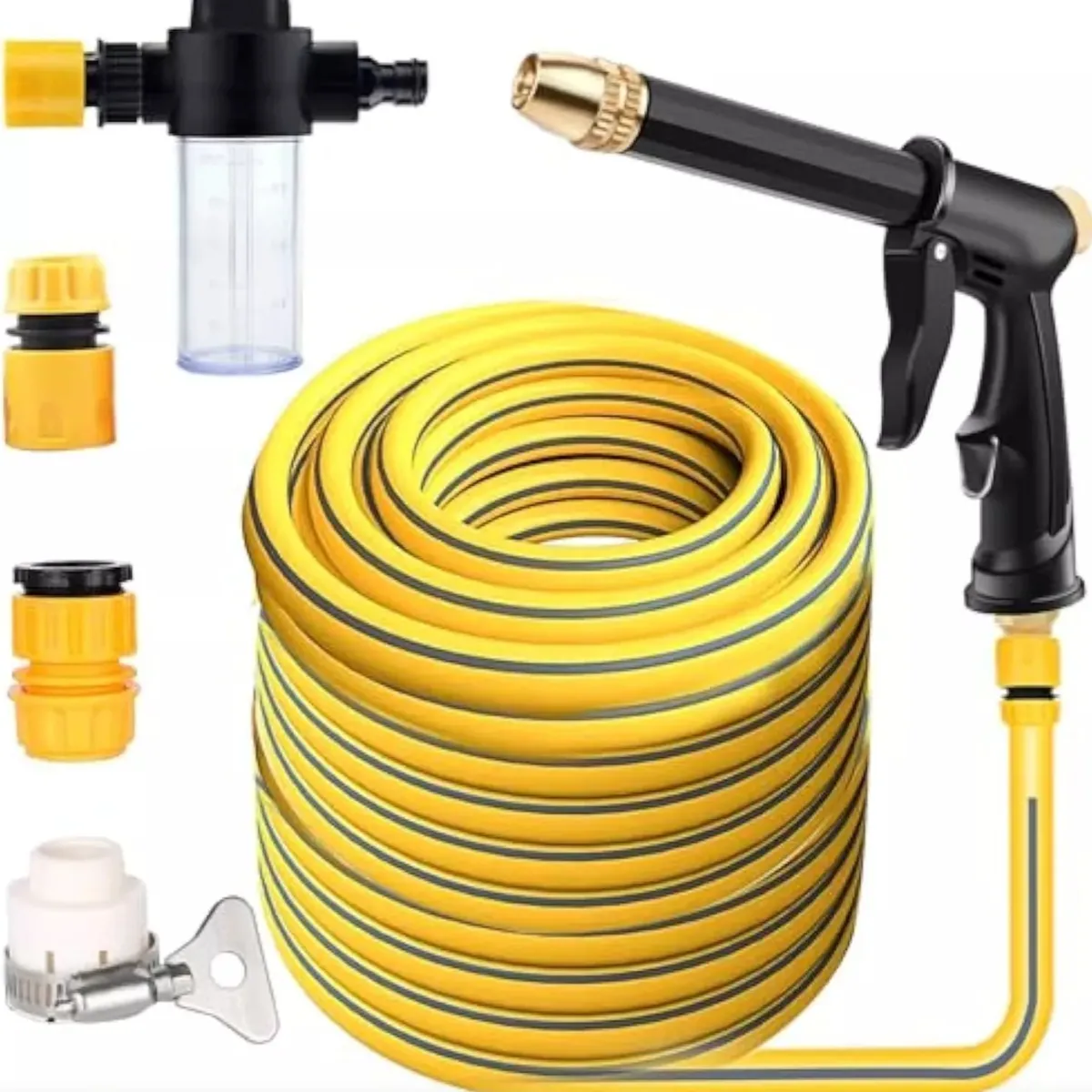 ATURE - Pistola De Lavado Alta Presión Port+ 25 Mts Manguera Accesor