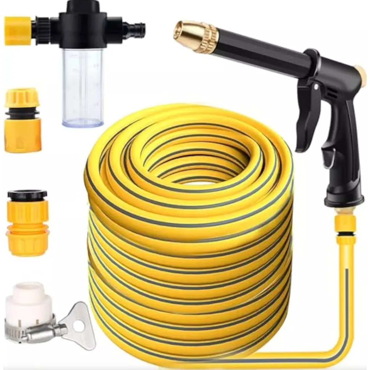 ATURE - Pistola De Lavado Alta Presión Port+ 25 Mts Manguera Accesor